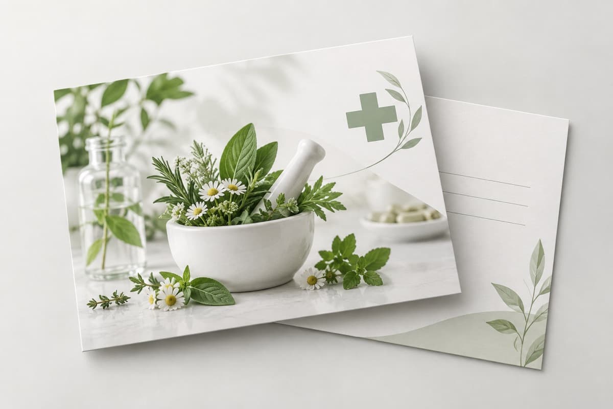 Postkarte für Apotheken