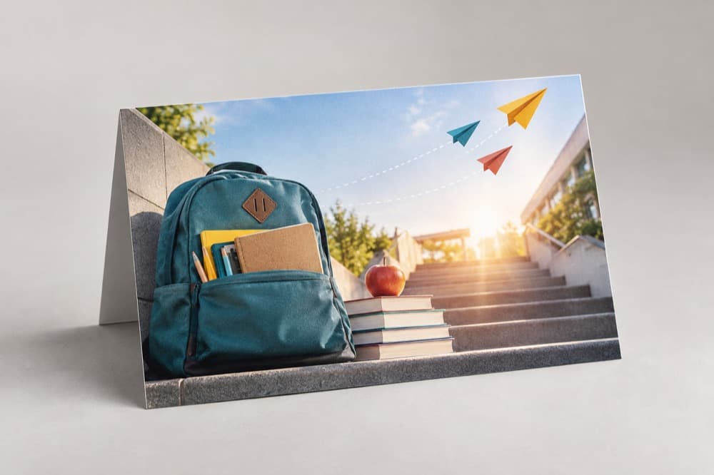 Gedrucktes Direktmailing für Kursstart in der Branche Bildung