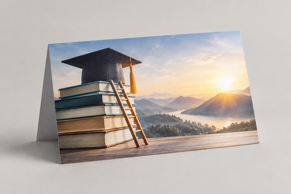 Gedrucktes Direktmailing für Weiterbildung in der Branche Bildung