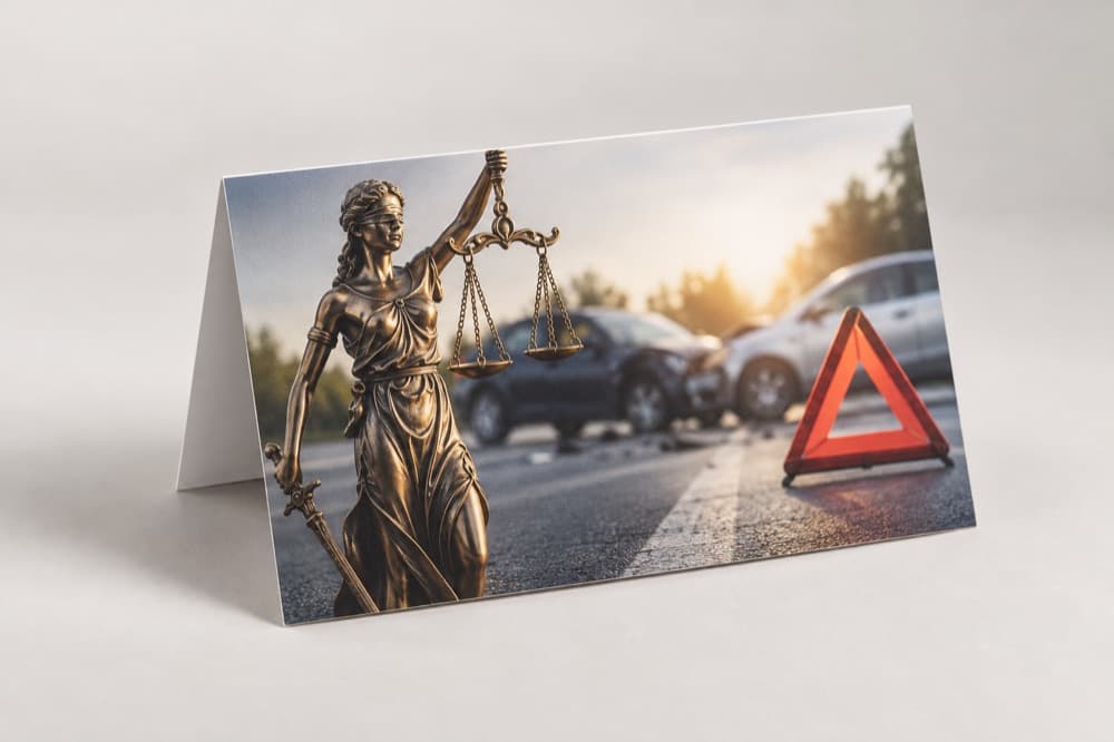 Gedrucktes Direktmailing für Verkehrsrecht in der Branche Rechtsanwaltskanzleien