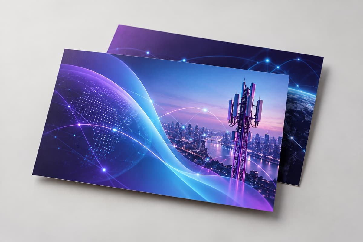 Postkarte für Telekommunikation