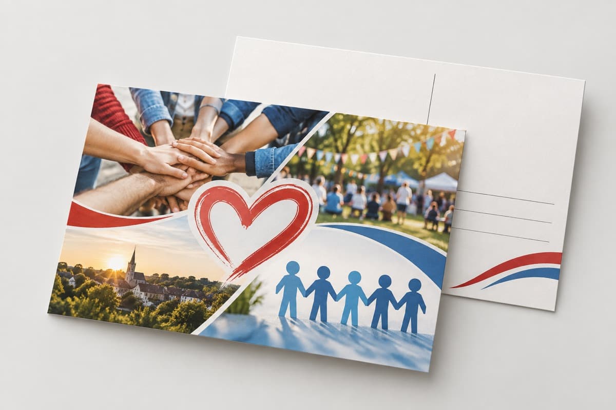 Postkarte für Vereine & Verbände
