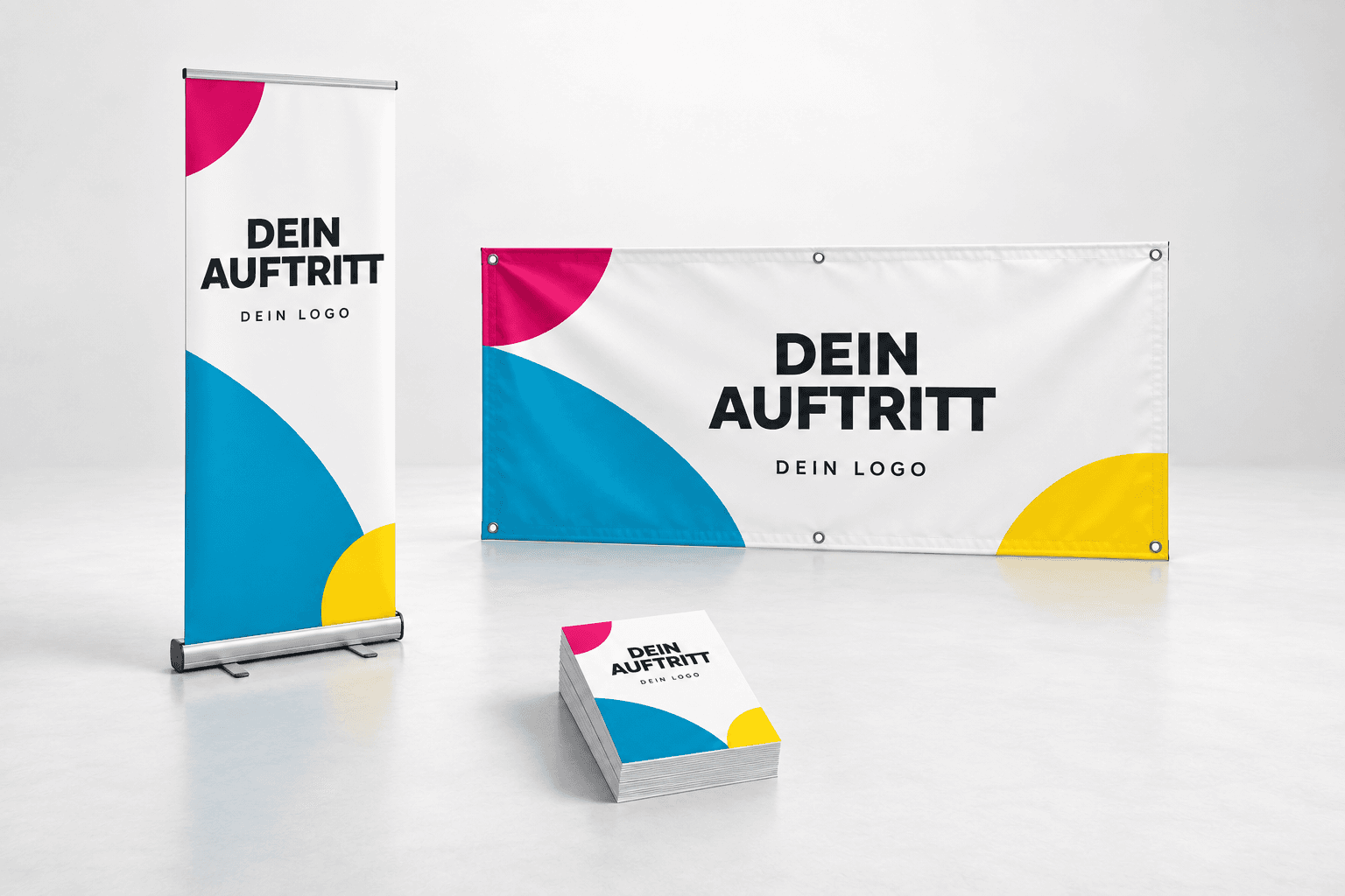 KI-Konzept für Stand mit Rückwand